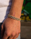 Bracelet Cubain Classique Brillant